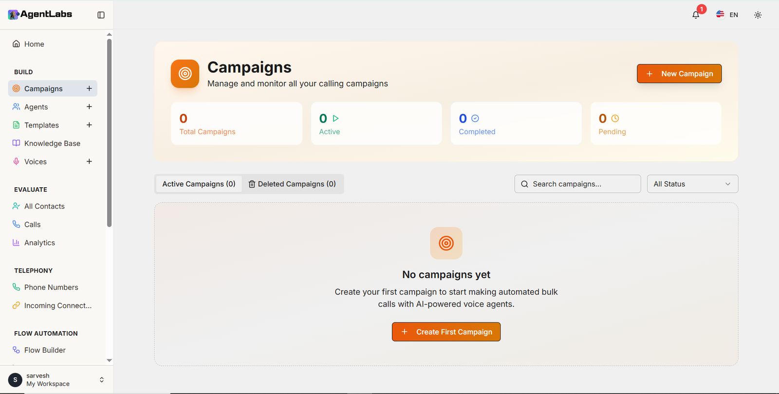 Campaigns Dashboard